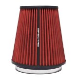 Spectre HPR Conical Air Filter 6in. Flange ID / 7.719in. Base OD / 8.5in. Tall - Red thumbnail 1