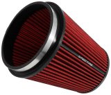 Spectre HPR Conical Air Filter 6in. Flange ID / 7.719in. Base OD / 8.5in. Tall - Red thumbnail 3