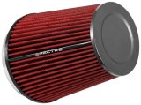 Spectre HPR Conical Air Filter 6in. Flange ID / 7.719in. Base OD / 8.5in. Tall - Red thumbnail 4