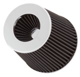 Spectre Adjustable Conical Air Filter 5-1/2in. Tall (Fits 3in. / 3-1/2in. / 4in. Tubes) - Black thumbnail 9