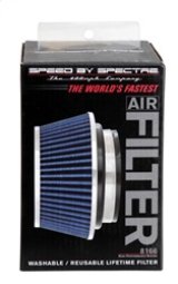 Spectre Adjustable Conical Air Filter 2-1/2in. Tall (Fits 3in. / 3-1/2in. / 4in. Tubes) - Blue thumbnail 4