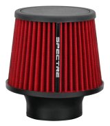 Spectre Conical Air Filter / Round Tapered 3in. - Red thumbnail 2
