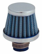 Spectre Breather Filter 10mm Flange / 2in. OD / 1-3/4in. Height - Blue thumbnail 1