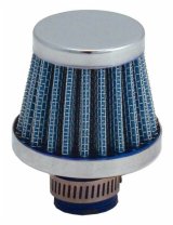 Spectre Breather Filter 10mm Flange / 2in. OD / 1-3/4in. Height - Blue thumbnail 2