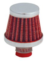 Spectre Breather Filter 10mm Flange / 2in. OD / 1-3/4in. Height - Red thumbnail 2