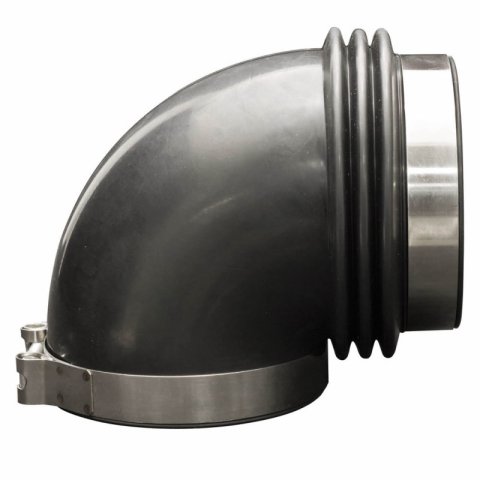 Spectre Flex Coupler Elbow 4in. ID / ID 90 Degree - Black thumbnail 2
