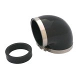 Spectre Coupler Elbow Reducer 3in. / 90 Degree w/2.5in. Insert (PVC) - Black thumbnail 2