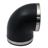 Spectre Coupler 4in. Elbow / 90 Degree (PVC) - Black thumbnail 1