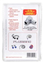 Spectre Fuel Fitting 3/8in. Hose Barb NPT Threads - Chrome thumbnail 7