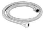 Spectre Stainless Steel Flex Fuel Line 3/8in. ID - 3ft. w/Chrome Clamps thumbnail 1