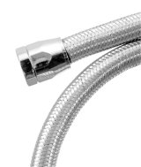 Spectre Stainless Steel Flex Fuel Line 3/8in. ID - 3ft. w/Chrome Clamps thumbnail 6