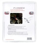 Spectre Stainless Steel Flex Fuel Line 3/8in. ID - 3ft. w/Clamps Red/Blue thumbnail 8