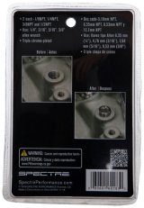 Spectre Pipe Plug Kit - Includes (2) 1/8in. / (2) 1/4in. / (2) 3/8in. / (2) 1/2in. Plugs - Chrome thumbnail 4