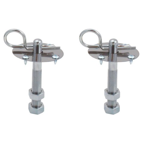 Spectre Hood Pin Kit - Chrome thumbnail 1
