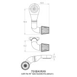 Spectre Plenum Kit (Low) w/Passenger Side 45/90 Degree Tube thumbnail 3