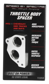 Spectre 86-95 GM 4.3L/5.0L/5.7L Throttle Body Injection Spacer thumbnail 8