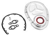Spectre SB Chevrolet Timing Cover (Incl. Pre-Installed Seal/Gaskets/Bolts) - Chrome thumbnail 1