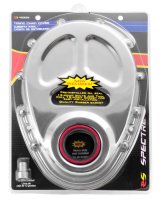 Spectre SB Chevrolet Timing Cover (Incl. Pre-Installed Seal/Gaskets/Bolts) - Chrome thumbnail 9