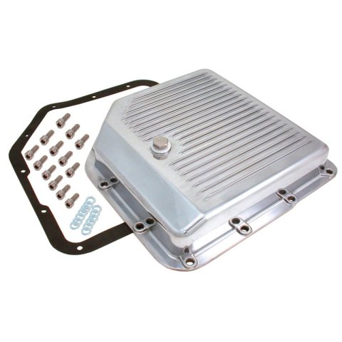 Spectre GM TH350 Transmission Pan - Polished Aluminum thumbnail 2