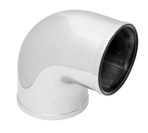 Spectre Universal Intake Elbow Tube (ABS) 3in. OD / 90 Degree - Chrome thumbnail 2