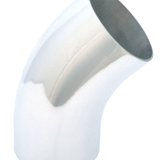 Spectre Universal Tube Elbow 3in. OD / 45 Degree - Aluminum thumbnail 3