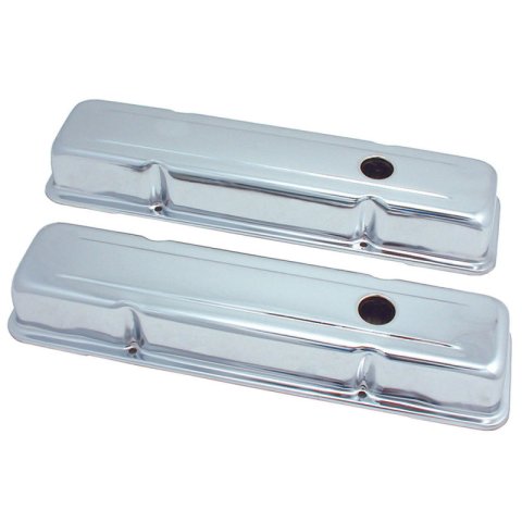 Spectre SB Chevy Short Valve Cover Set - Chrome thumbnail 1