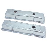 Spectre SB Chevy OEM Valve Cover Set - Chrome thumbnail 1