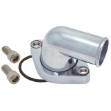 Spectre Chevy 90 Degree Swivel Water Neck - Polished Aluminum thumbnail 2