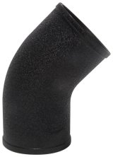 Spectre Universal Intake Elbow Tube (ABS) 3in. OD / 45 Degree - Black Textured Powdercoat thumbnail 1