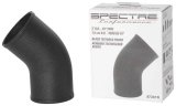 Spectre Universal Intake Elbow Tube (ABS) 3in. OD / 45 Degree - Black Textured Powdercoat thumbnail 9
