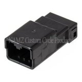 NAMZ AMP 040 Series 4-Position Male Wire Cap Housing Connector (HD 72904-01BK) thumbnail 1