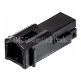 NAMZ AMP Multilock 2-Position Male Wire Cap Housing (HD 73102-96BK) thumbnail 1