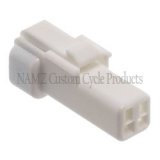 NAMZ JST 2-Position Female Connector Receptacle w/Wire Seal (HD 69200305) thumbnail 1