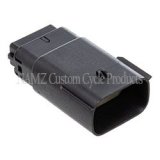 NAMZ 07-23 V-Twin Glide Right Handlebar Ctrl Molex MX-150 12-Pos Male Connector - Blk (HD72488-07BK) thumbnail 1