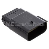 NAMZ 07-23 V-Twin Molex MX-150 16-Position Male Connector - Black (HD 72167-07BK) thumbnail 1