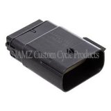 NAMZ 07-23 V-Twin Molex MX-150 16-Position Male Connector - Black (HD 72167-07BK) thumbnail 2