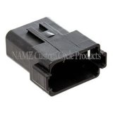 NAMZ Deutsch DT Series 12-Wire Receptacle & Wedgelock - Black (HD 72109-94BK) thumbnail 1