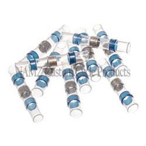 NAMZ Heat Sealable Butt Splice w/Low Temp Solder Terminals 16-14 AWG (10 Pack) thumbnail 1