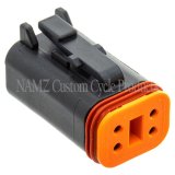 NAMZ Deutsch DT Series 4-Wire Plug & Wedgelock - Black (HD 72114-94BK) thumbnail 2