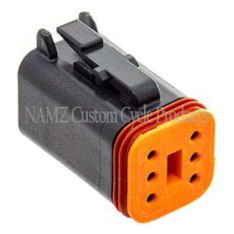NAMZ Deutsch DT Series 6-Wire Plug & Wedgelock - Black (Repl. HD 72116-94BK) thumbnail 1