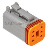 NAMZ Deutsch DT Series 6-Wire Plug & Wedgelock - Grey (Repl. HD 72136-94GY) thumbnail 2
