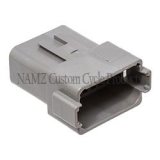 NAMZ Deutsch DT Series 12-Wire Receptacle & Wedgelock - Gray (HD 72129-94GY) thumbnail 2