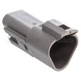 NAMZ Deutsch DT Series 3-Wire Receptacle & Wedgelock - Gray (HD 72123-94GY) thumbnail 2