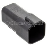 NAMZ Deutsch DT Series 6-Wire Receptacle & Wedgelock - Black (Repl. HD 72106-94BK) thumbnail 2
