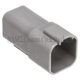 NAMZ Deutsch DT Series 6-Wire Receptacle & Wedgelock - Gray (Repl. HD 72126-94GY) thumbnail 1