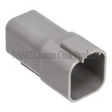 NAMZ Deutsch DT Series 6-Wire Receptacle & Wedgelock - Gray (Repl. HD 72126-94GY) thumbnail 2