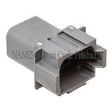 NAMZ Deutsch DT Series 8-Wire Receptacle & Wedgelock - Gray (HD 72128-94GY) thumbnail 2