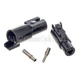 NAMZ Deutsch HD Series 1-Position Male & Female Connectors w/Solid Terminals (HD 72180-94/72181-94) thumbnail 2