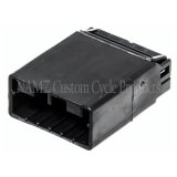 NAMZ AMP Multilock 6-Position Male Wire Cap Housing (HD 73106-96BK) thumbnail 1