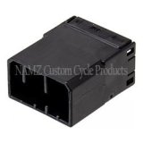 NAMZ AMP Multilock 8-Position Male Wire Cap Housing (HD 73108-96BK) thumbnail 1